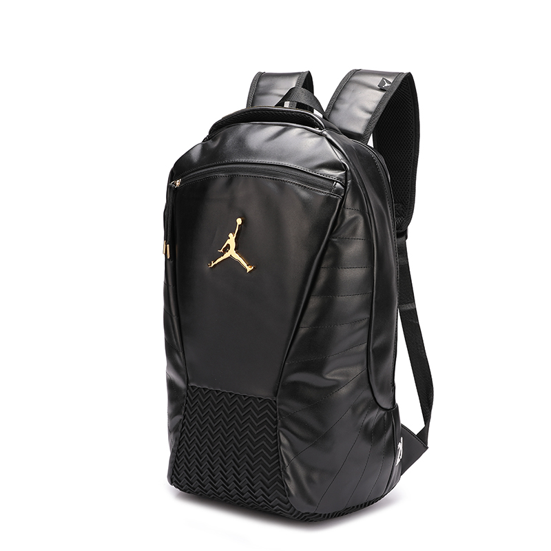 2019 Air Jordan 12 Backpack Black Gold